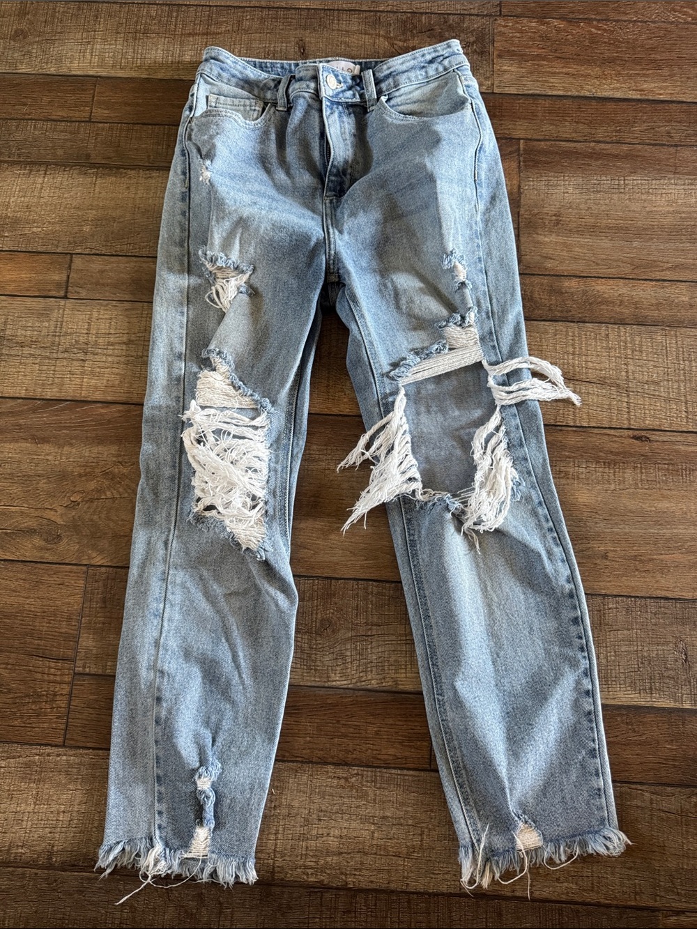 Cello Light Blue Distressed Women's Jeans Size 5